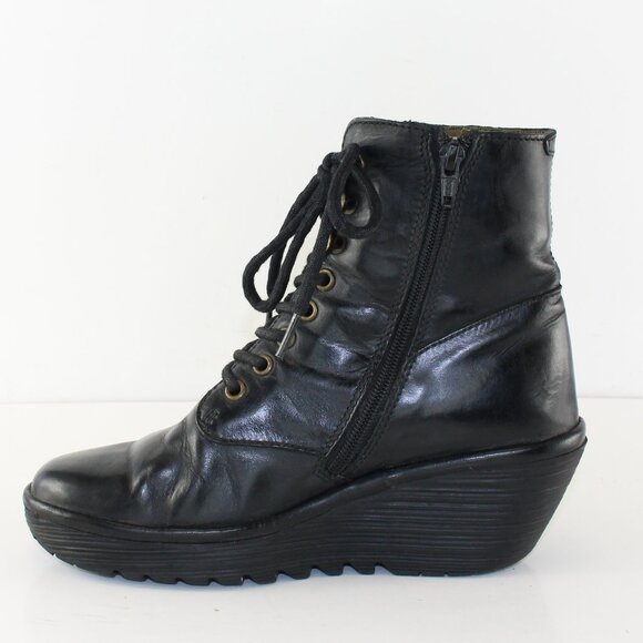 Fly London Wedge Ankle Booties (EU 38 / 7.5 US) - Picture 7 of 12